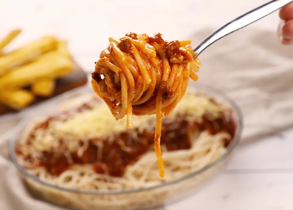 Meaty Spaghetti Pan