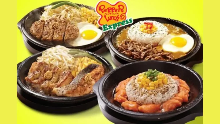 Pepper Lunch Menu PH