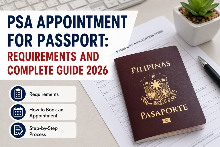 PSA Appointment for Passport: Requirements and Complete Guide 2026